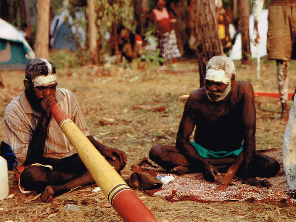 ディジュリドゥー 民族楽器 オーストラリア ケース付属